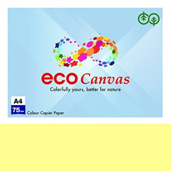 JK Eco Canvas Paper A4 75 Yellow JK Eco Canvas Paper A4 75 Yellow