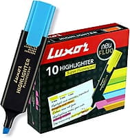 Luxor Super Fluorescent Highlighter Blue Luxor Super Fluorescent Highlighter Blue