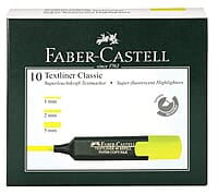 Faber Castell Super Fluorescent Highlighters Yellow Faber Castell Super Fluorescent Highlighters Yellow