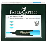 Faber Castell Super Fluorescent Highlighters Blue Faber Castell Super Fluorescent Highlighters Blue