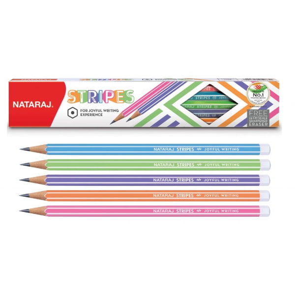Nataraj Stripes Pencils Nataraj Stripes Pencils