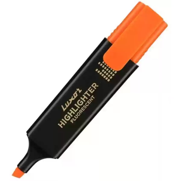 Luxor Super Fluorescent Highlighter Orange Luxor Super Fluorescent Highlighter Orange