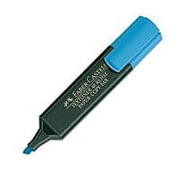 Faber Castell Super Fluorescent Highlighters Blue Faber Castell Super Fluorescent Highlighters Blue
