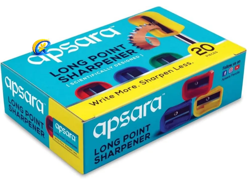 Apsara Long Point Sharpner Pack of 20.webp