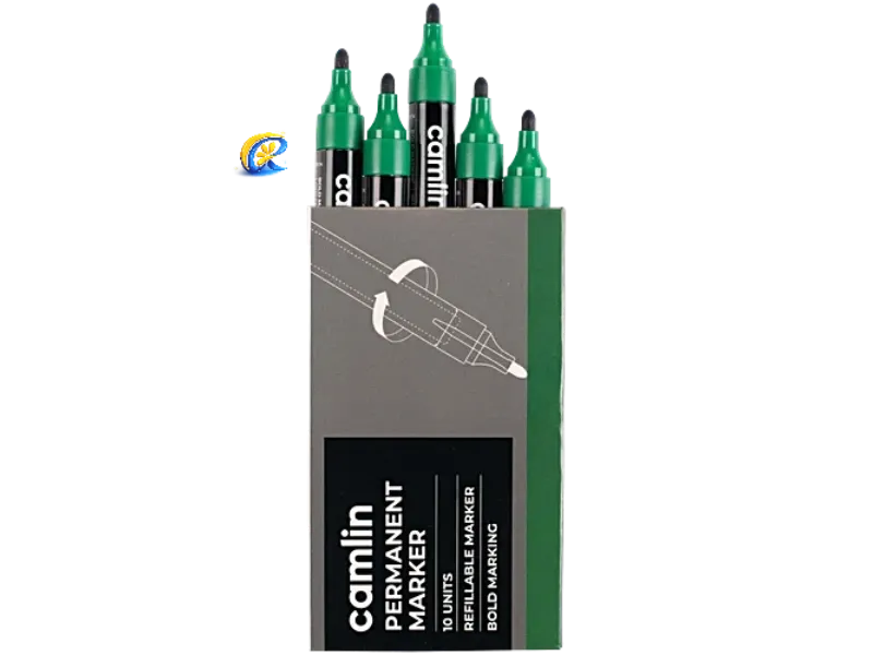 Camlin permannenr marker  green box of 10 pcs.webp