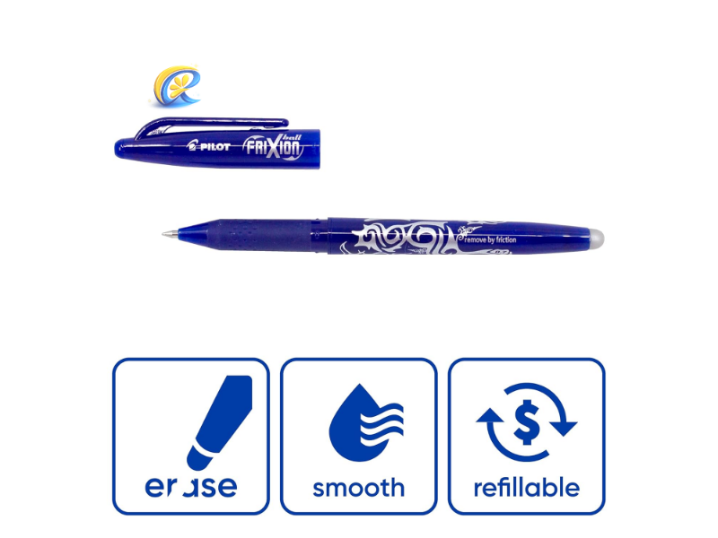 Pilot Frixion Roller Ball Pen – Erasable Gel Ink Pen for Smooth Writing & Clean Corrections
