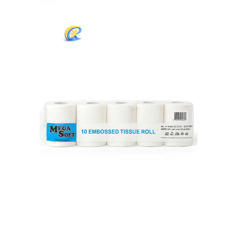 [Toilet Paper Rolls Pack of 10] Megasoft 2 Ply Toilet Paper Rolls Pack of 10 – Jumbo 275 Pulls Each, Soft, Embossed & Flushable Tissue Rolls