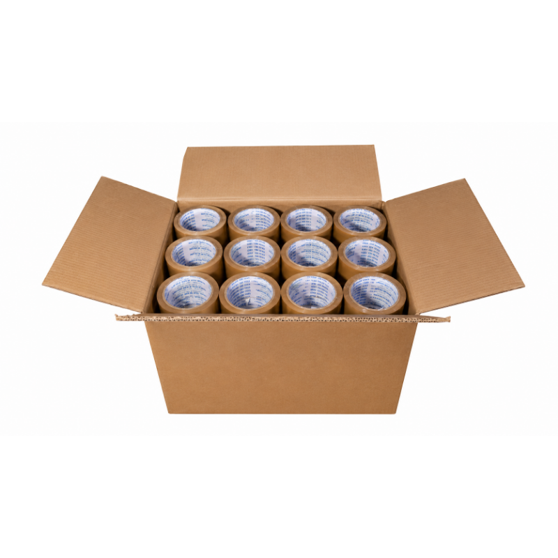 Brown Cello Tape 2 Inch 48mm Heavy Duty Packing Tape Pack of 72
